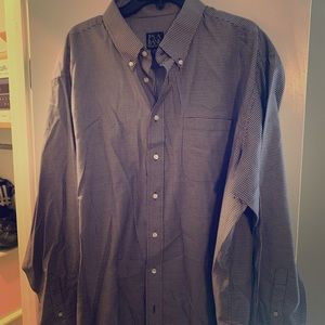 Lot of 4 long sleeved Jos A Bank shirts XXL 18&1/2